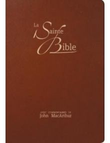 La Sainte Bible (commentaires de John MacArthur) NEG17445