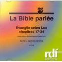 CD Evangile selon Luc chapitres 17 à 24