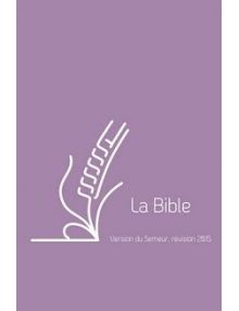 Bible semeur 2015 poche - violette - tranche blanche - Zip