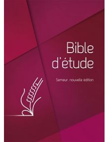 Bible d'étude Semeur 2018 grenat rigide