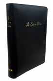 Bible Segond 1910 Gros caractères en cuir blanc
