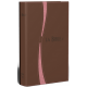 Bible segond 21 souple brun/saumon fermeture éclair tranche or - SG12268