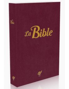 Bible Segond 1910 souple grenat SB B20 (avec paroles de Jésus en rouge)