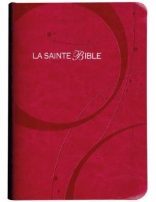 Bible Louis Segond 1910 similicuir rose tranche argent SB1067