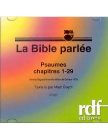 CD Psaumes chapitres 1 à 29