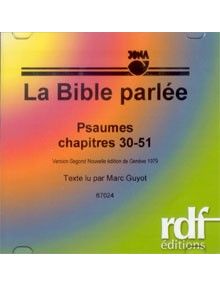 CD Psaumes chapitres 30 à 51