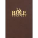Bible Thompson version Segond La Colombe luxe marron onglets