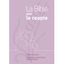 La Bible pour le couple, rigide quadri mauve