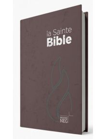 Bible Segond NEG compacte Couverture rigide imprimée brune Ref NEG11218