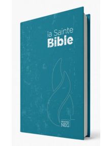 Bible NEG compacte Couverture rigide imprimée bleu Ref NEG11217
