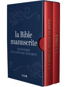 La Bible manuscrite Les Psaumes et le Nouveau Testament écrits à la main 