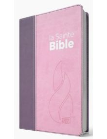 Bible NEG compacte Couverture souple Vivella duo rose et violet