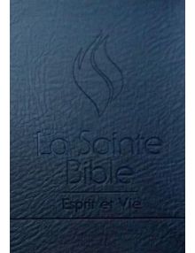 Bible d'étude Esprit et Vie Segond 1910  couverture souple noire
