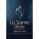 Bible d'étude Esprit et Vie Segond 1910 luxe Cuir noir / tranche argent / onglets