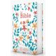 Bible Segond 21 compacte Couverture rigide toilée matelassée motif fleuris Réf 12217