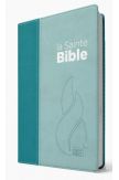 Bible NEG compacte Couverture souple Vivella duo bleu turquoise et bleu ciel