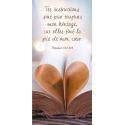 Marque page magnet Tes instructions sont pour toujours mon héritage, car elles font la joie de mon cœur. Psaume 119.111
