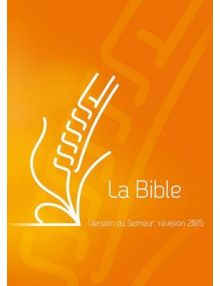 Bible du Semeur 2015, orange tranche blanche 