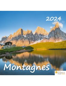 Calendrier Montagnes 2024 - Librairie chrétienne en ligne 7ici