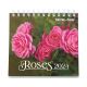 Calendrier Roses 2024 Petit format à poser