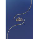 Bible Louis Segond 1910 Gros caractères bleu brillant vinyle  Ref sb1150