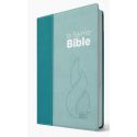  Bible NEG compacte Couverture souple toile duo bleu lagon et bleu ciel
