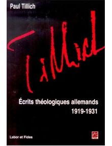 Ecrits théologiques allemands 1919-1931