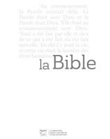 Bible Segond 21 slim blanche