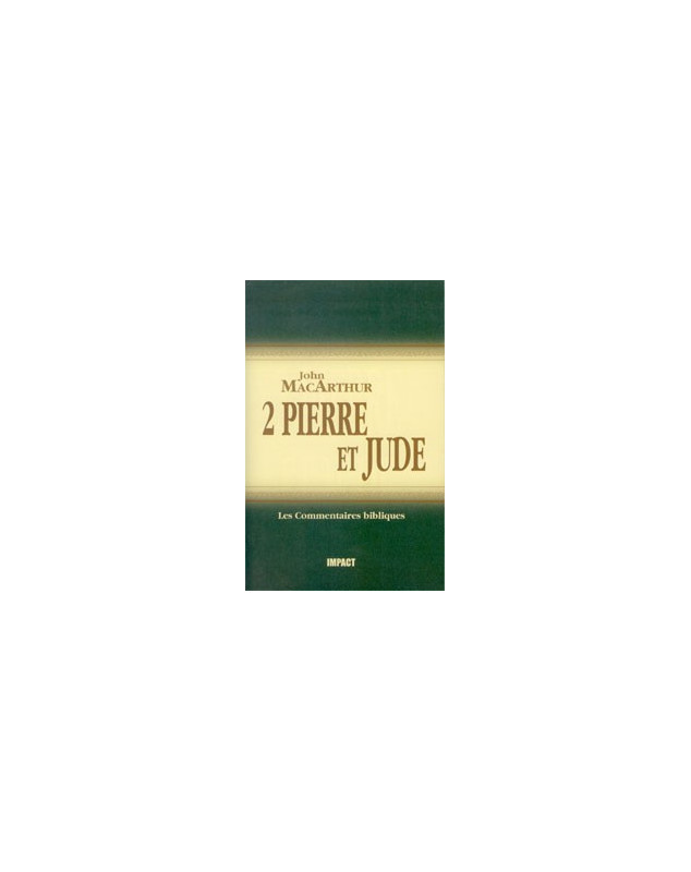 2 Pierre et Jude - Librairie chrétienne en ligne 7ici