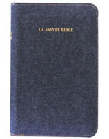 Bible Louis Segond 1910 couverture jean's tranche or onglets, ref 1078 - Librairie chrétienne en ligne 7ici