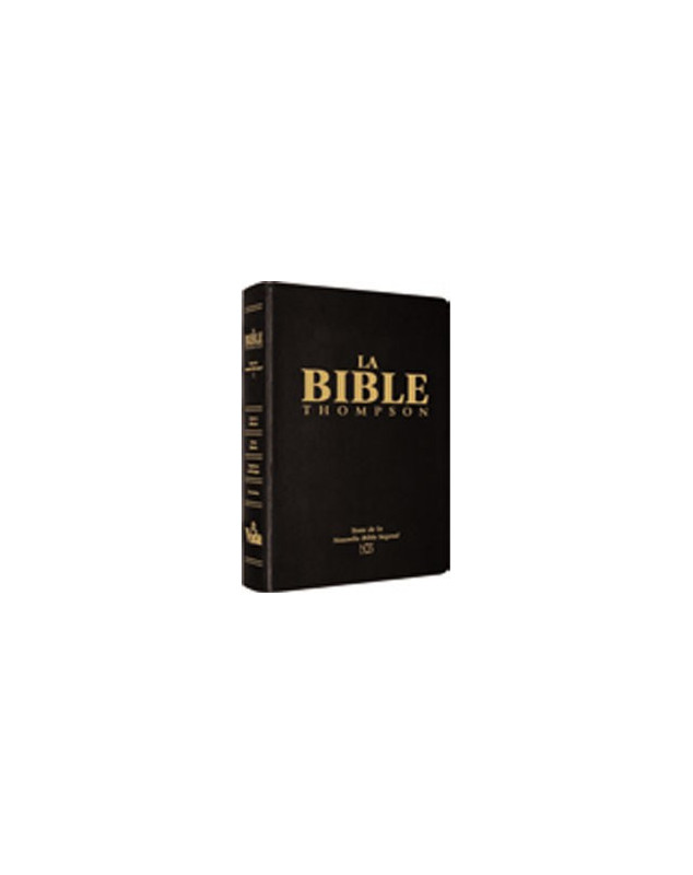 Bible Thompson Nouvelle Bible Segond luxe 971 - Librairie chrétienne en ligne 7ici