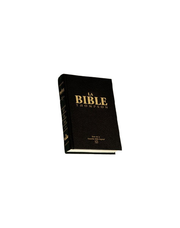 Bible Thompson Nouvelle Bible Segond - Librairie chrétienne en ligne 7ici