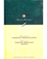 Collection Henri Rossier n°18: courtes méditations/ courts articles et notes - Librairie chrétienne en ligne 7ici