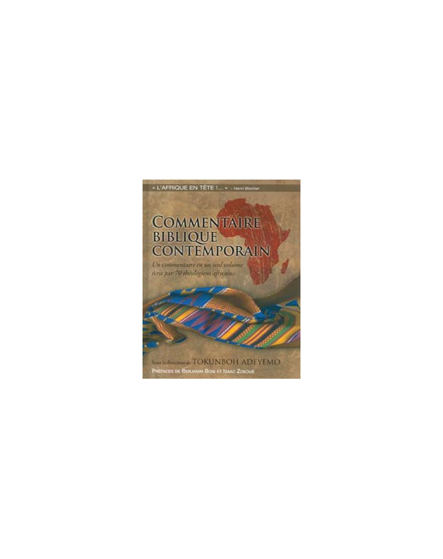 Commentaire Biblique contemporain - 70 théologiens africains - Librairie chrétienne en ligne 7ici