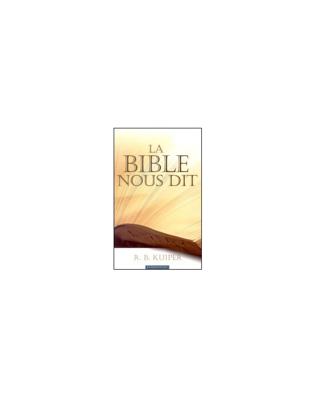 La Bible nous dit - Librairie chrétienne en ligne 7ici