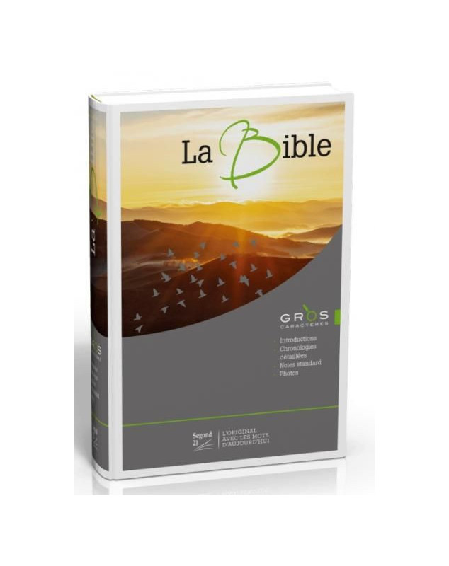 La Bible Version Segond 21 gros caractères rigide 12511 - Librairie chrétienne en ligne 7ici