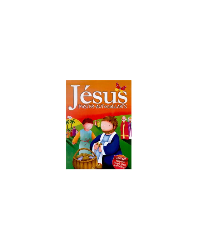 Jésus poster autocollants -  Librairie chrétienne en ligne 7ici