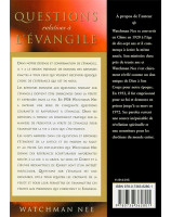 Questions relatives à l’Évangile - Watchman Nee - Librairie 7ici