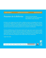 CD Psaumes de la Réforme, sous la direction de Daniel Meylan