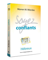 Soyez confiants : commentaire biblique - Hébreux