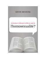 Qu'enseigne réellement  la Bile au sujet de l'homosexualité?