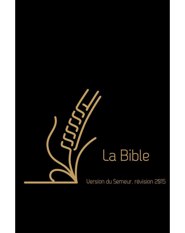 Bible semeur poche luxe - cuir - tranche dorée - Zip