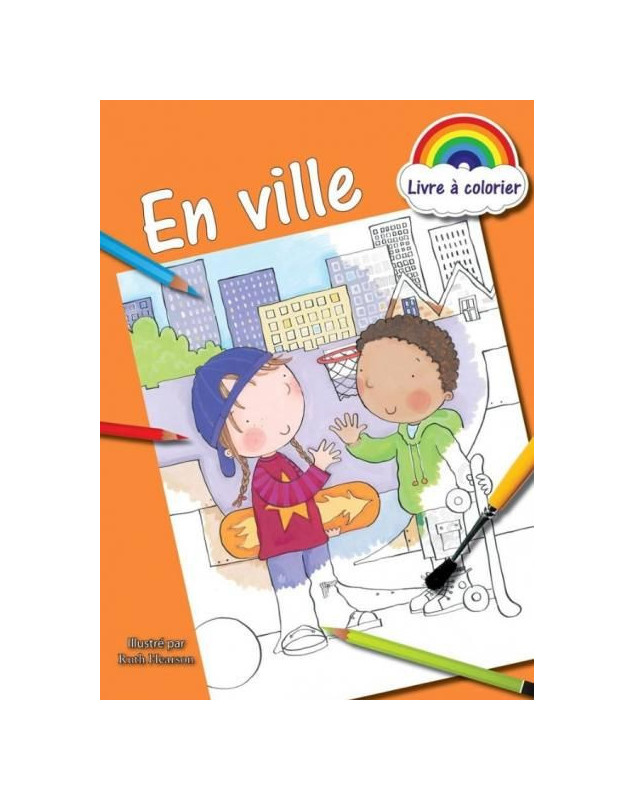 En ville - Livre à colorier