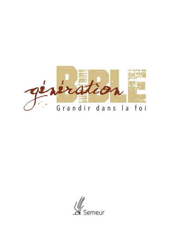 Génération Bible -  Couverture rigide colorée avec tranche blanche