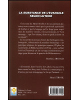 La substance de l'Evangile selon Luther - Librairie Protestante