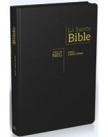 Bible SEGOND 1979 NEG Gros caractères noire avec onglets