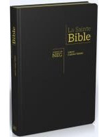 Bible NEG SEGOND 1979 Gros caractères, noire tranche or avec onglets - Librairie 7ici