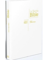 Bible NEG Segond 1979 Gros caractères. Blanc, tranche or. 