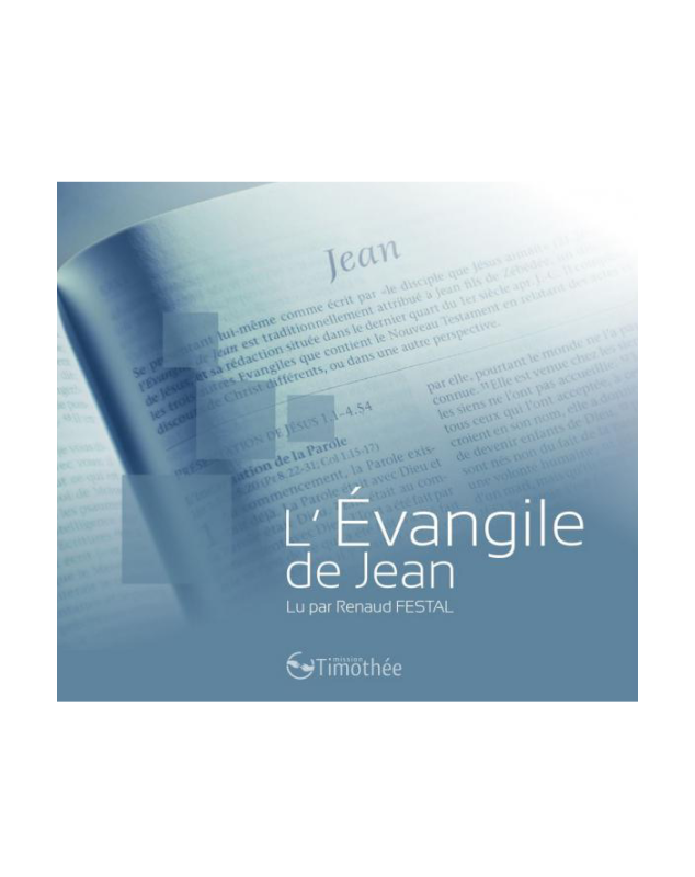 CD L'Evangile de Jean (2 CD)