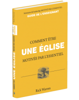 Comment être une église motivée...- Guide l'enseignant